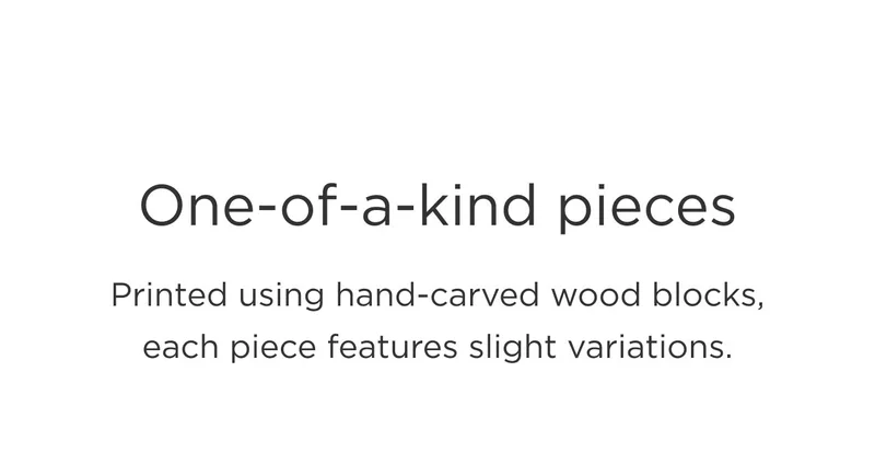 One-Of-A-Kind Pieces