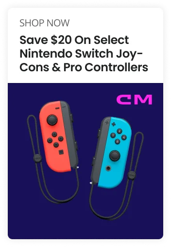 SHOP NOW Save $20 On Select Nintendo Switch Joy-Cons & Pro Controllers