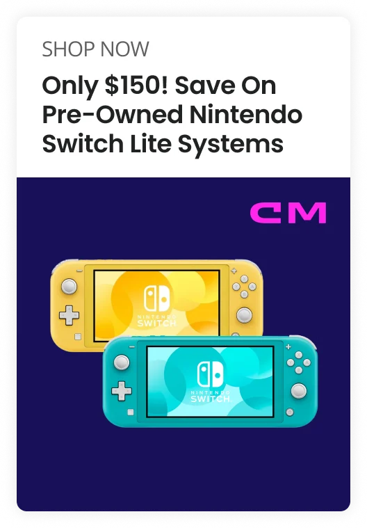 SHOP NOW Only $150! Save On Pre-Owned Nintendo Switch Lite Systems