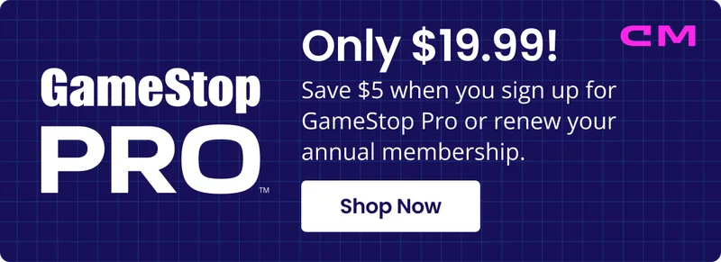 Only $19.99! GameStop Save $5 when you sign up PRO for GameStop Pro or renew your annual membership. Shop Now