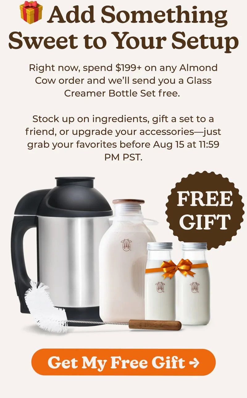 Your First Almond Cow Gift 🎁
