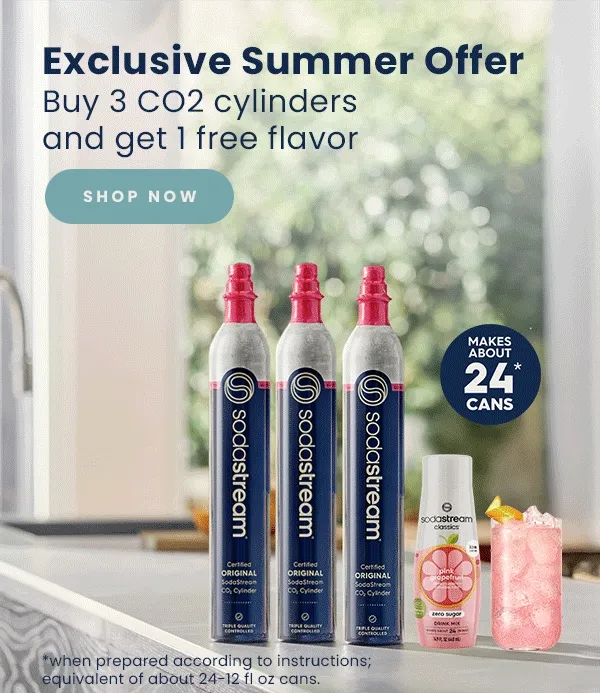 Add 3 CO₂s, Get 1 Flavor Free