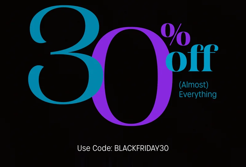 30% off almost everything | use code: discount code