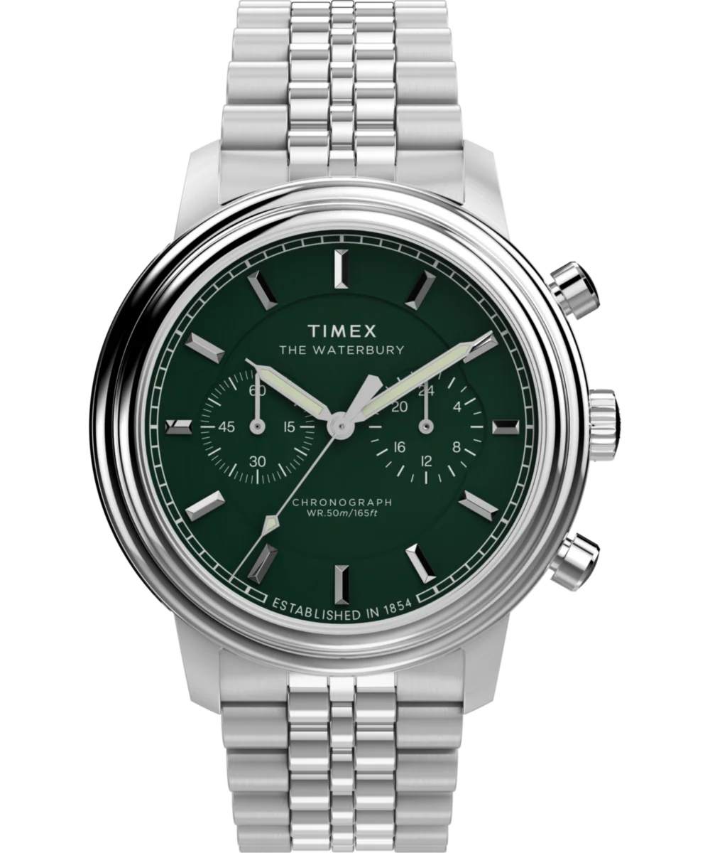 Image of Waterbury Metropolitan Chronograph 41mm Stainless Steel Bracelet Watch