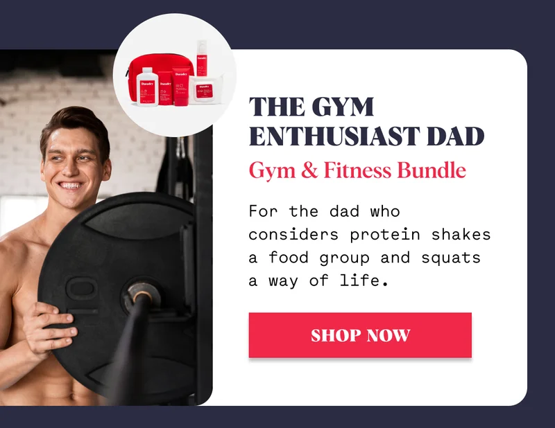 The Gym Enthusiast Dad Gym & Fitness Bundle For the dad who considers protein shakes a food group and squats a way of life. SHOP NOW