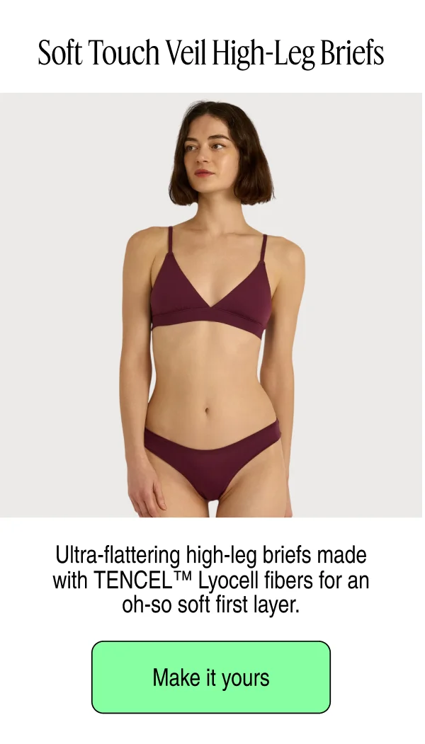 Soft Touch Veil High-Leg Briefs | Make it yours