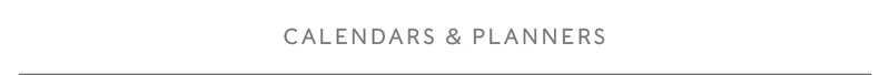 Shop Calendars & Planners