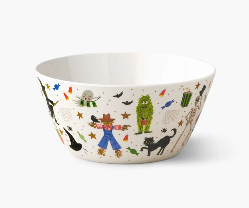 Image of Halloween Parade Melamine Serving Bowl