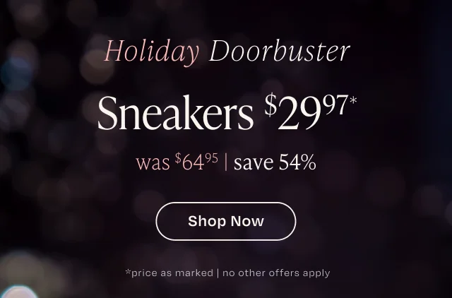 Sneakers $29.97