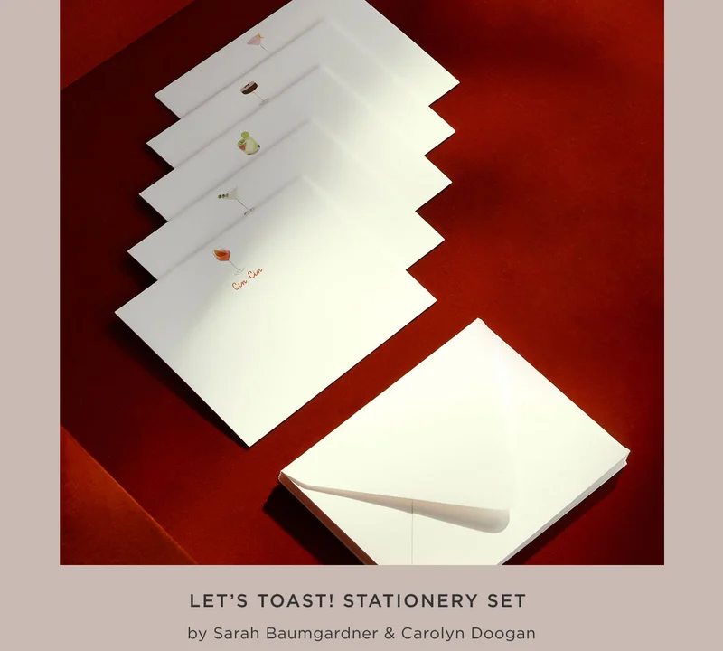 Let's Toast! Stationery Set