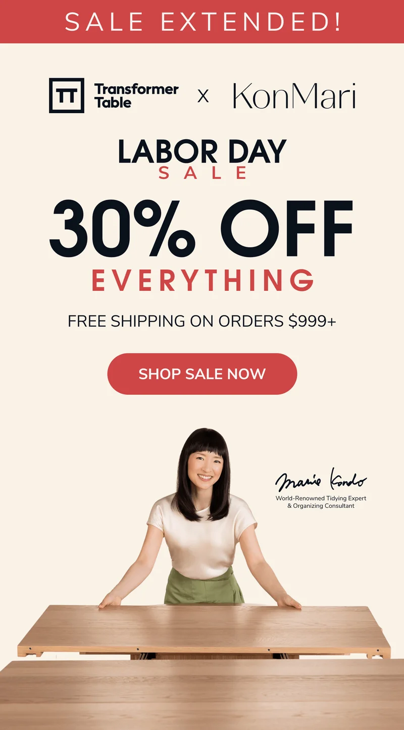 Labor Day Sale 30% OFF Extended