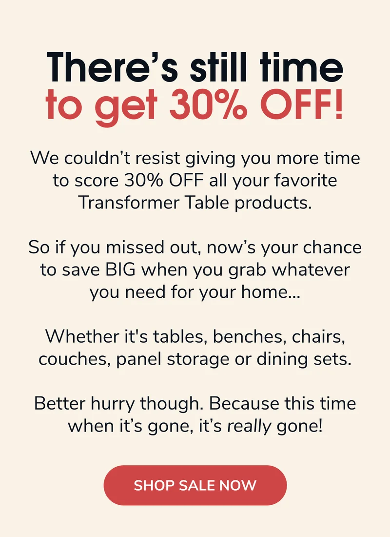 There's Still Time To Get 30% OFF!
