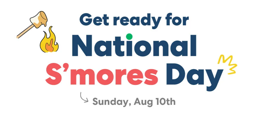 Get ready for National S’mores Day 🔥🍫