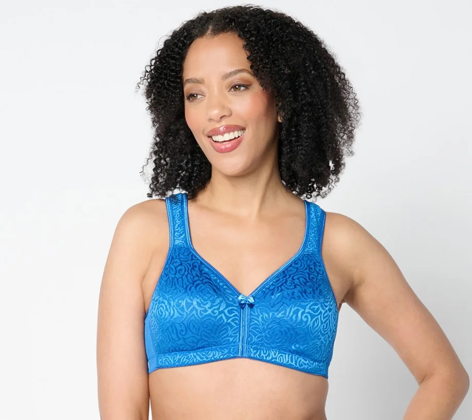 Breezies Wild Rose Seamless Wirefree Support Bra