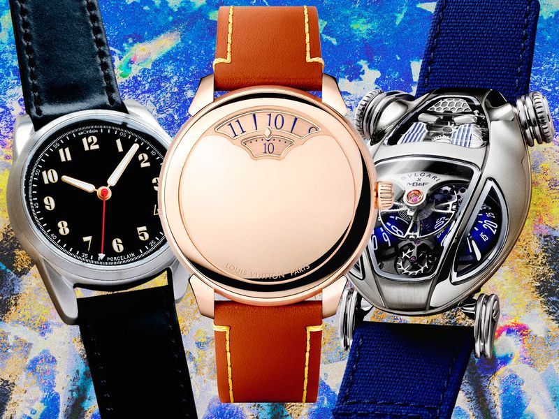 Image may contain: Wristwatch, Arm, Body Part, and Person