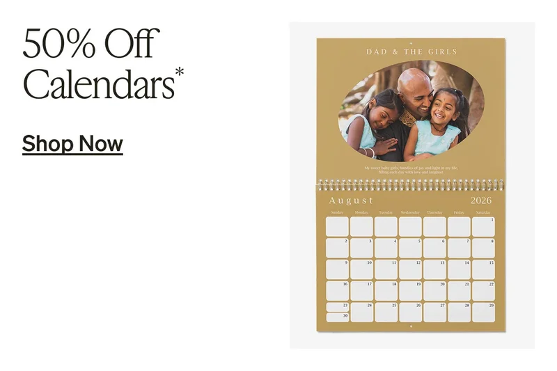 Unlimited Free Photo book Pages +40% off Photo Books + Up to 50% off Sitewide