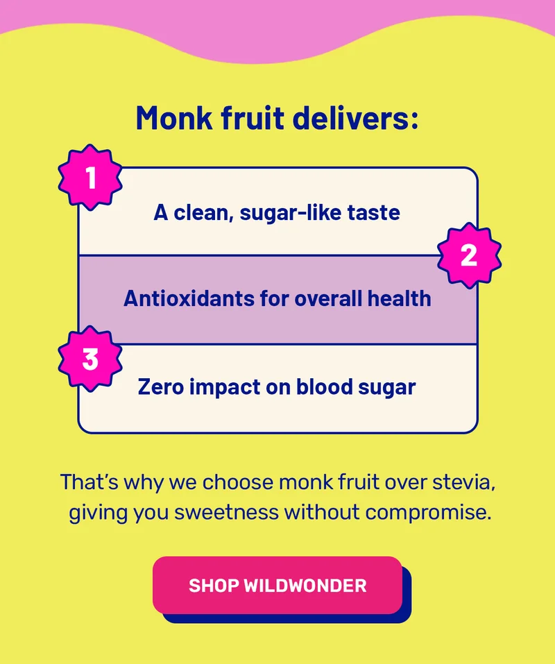 Monk fruit delivers...