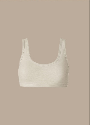 Alosoft Center Stage Bra - Oatmeal Heather