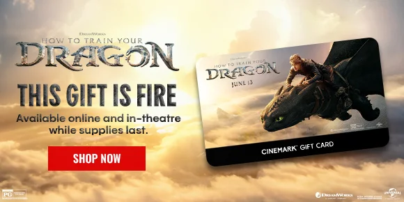 HOW TO TRAIN YOUR DRAGON | THIS GIFT IS FIRE | Available online and in-theatre while supplies last | SHOP NOW >