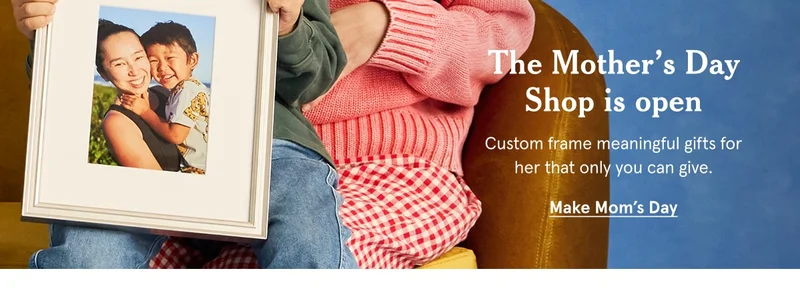 The Mother's Day Shop is open
