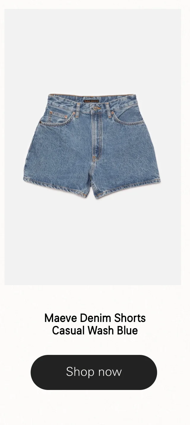 Maeve Denim Shorts Casual Wash Blue