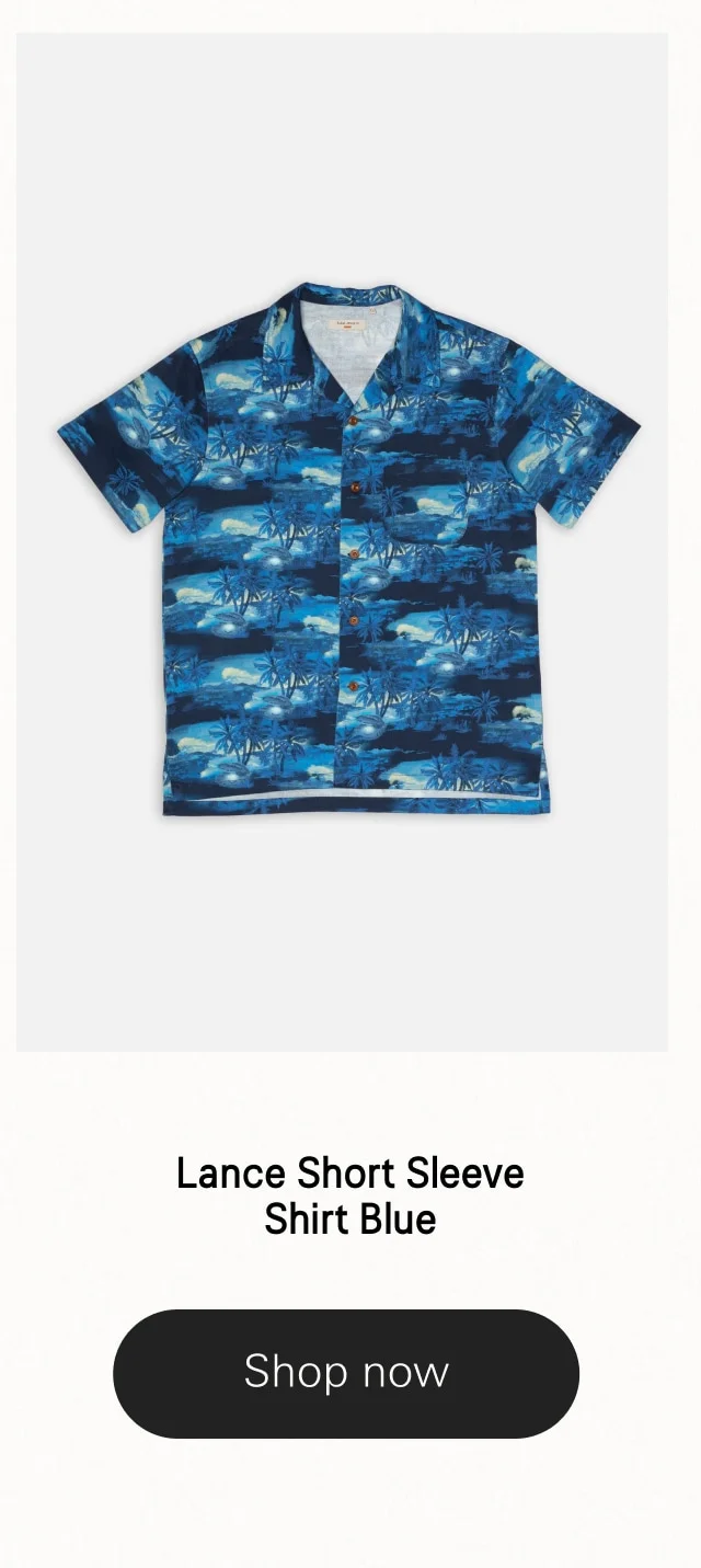 Arvid Pearls Hawaii Shirt Blueberry