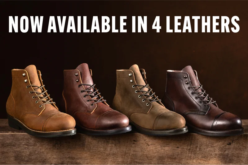 Now Available In 4 Leathers