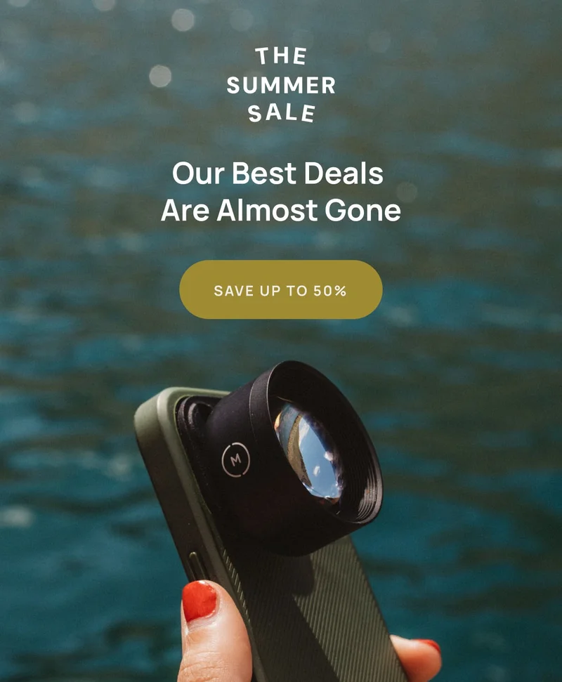 The summer sale Save up to 50% Our Best Deals are Almost Gone.