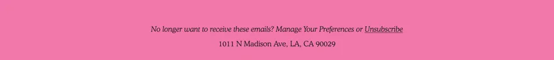 Manage Preferences