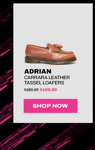 ADRIAN CARRARA LEATHER TASSEL LOAFERS