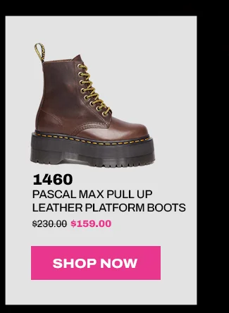 1460 PASCAL MAX PULL UP LEATHER PLATFORM BOOTS