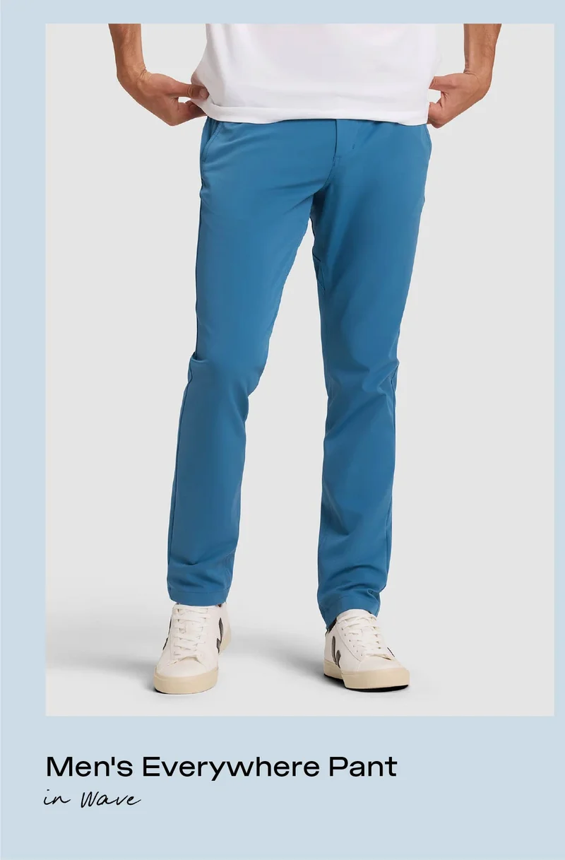 Men's Everywhere Pant in Wave - Shop Now: