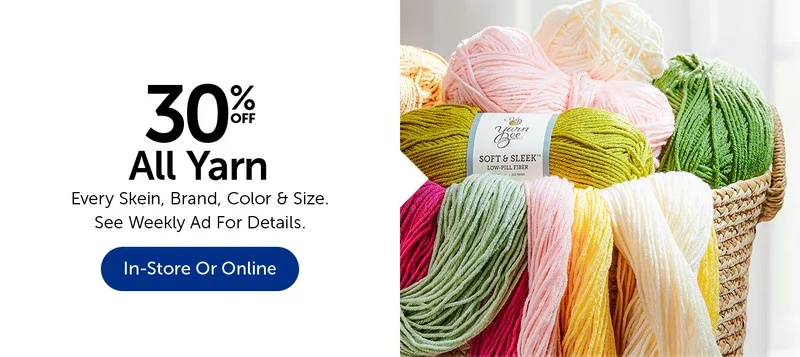 30% Off All Yarn
