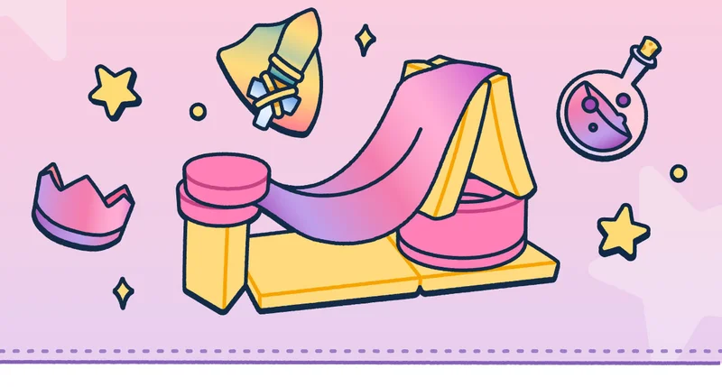Illustration of Sarah's Silks, a Nugget and a Chunk
