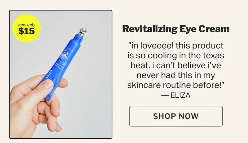 revitalizing eye cream