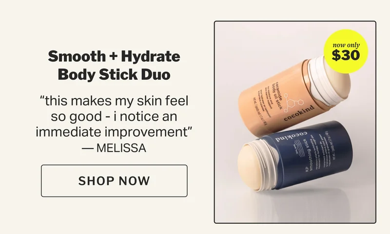 smooth + hydrate body stick duo