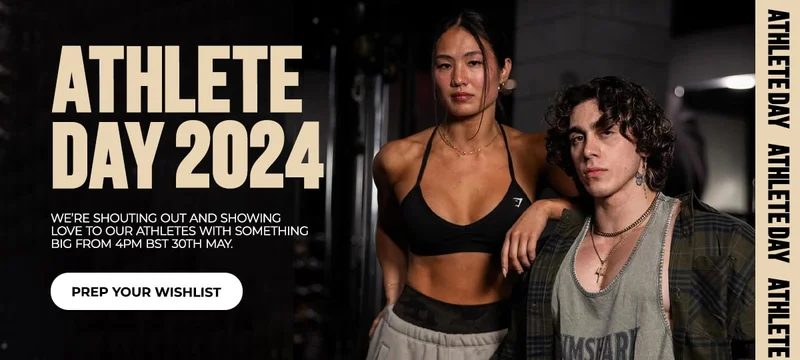 ATHLETE DAY 2024. WE'RE SHOUTING OUT AND SHOWING LOVE TO OUR ATHLETES WITH SOMETHING BIG FROM 4PM BST 30TH MAY. PREP YOUR WISHLIST.