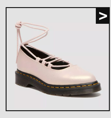 Elphie II iridescent leather ballet flats