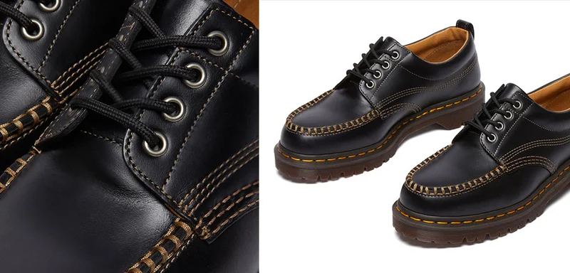 Lowell Leather Moc Toe Shoes