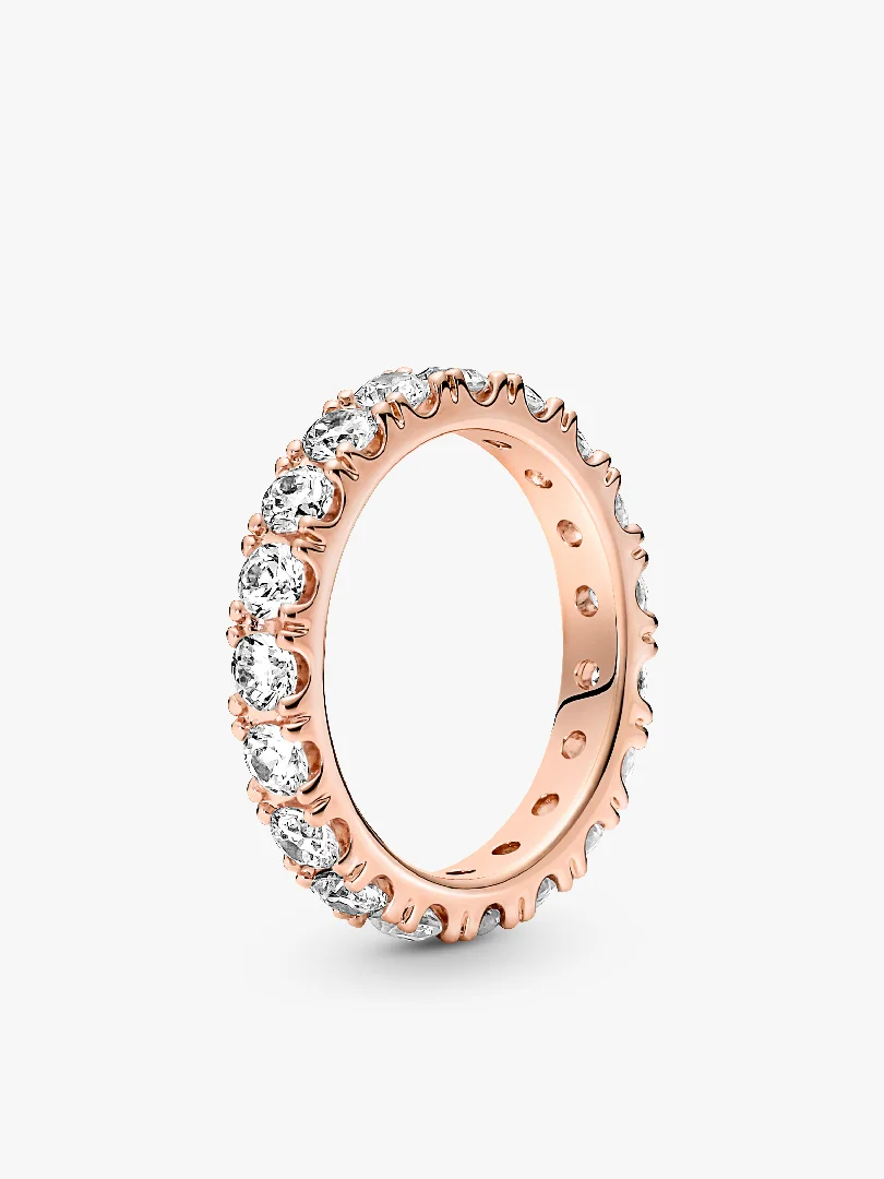 Sparkling Row Eternity Ring