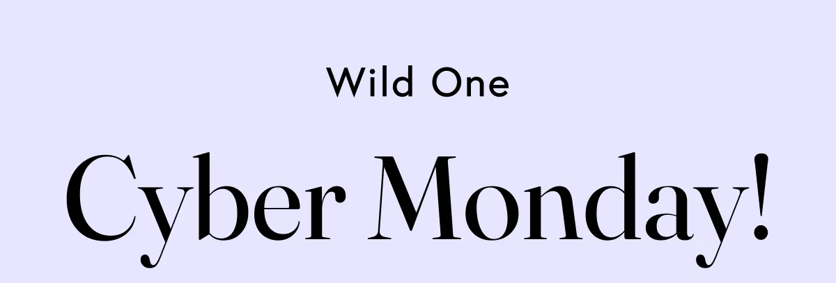 CYBER MONDAY Last Chance to shop