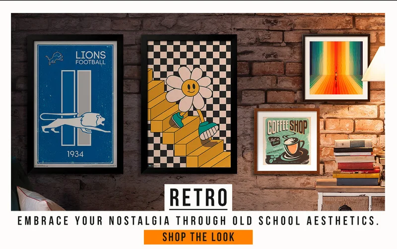 Retro - Embrace your nostalgia through old school aesthetics.