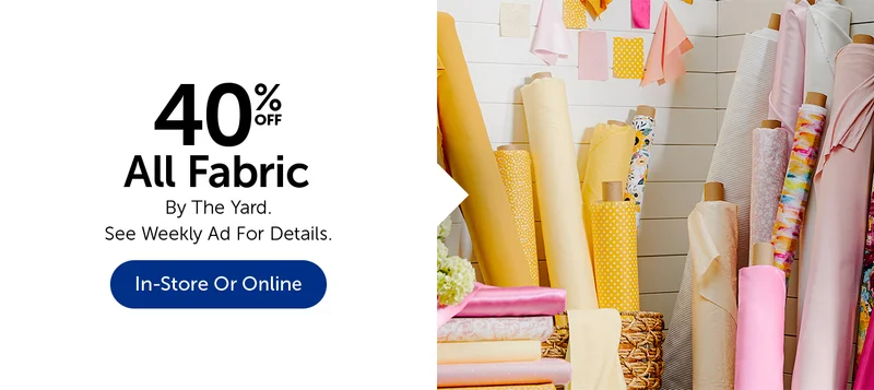 40% Off All Fabric