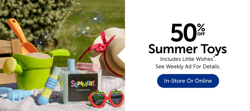 50% Off Summer Toys