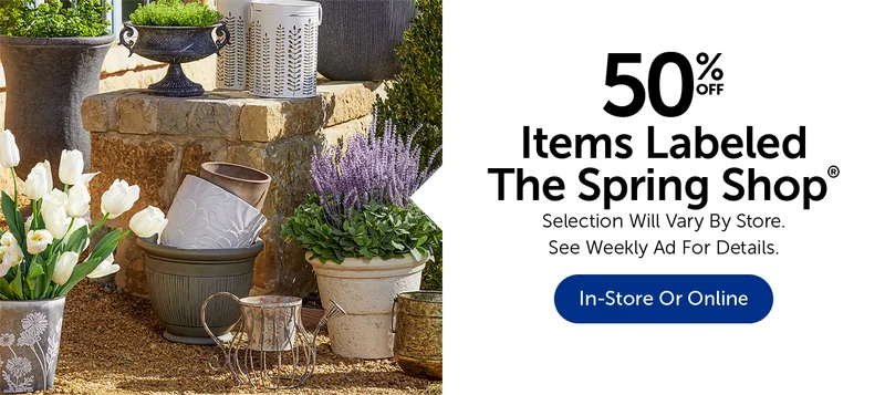 50% Off Items Labeled The Spring Shop®