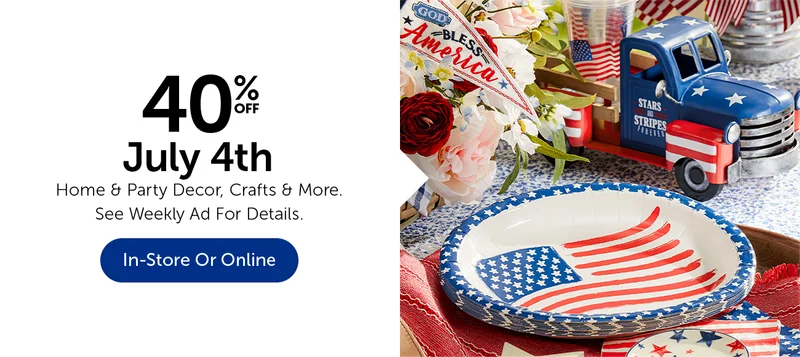 40% Off July 4th