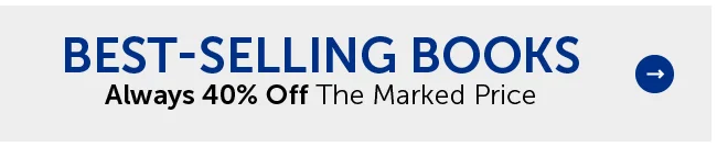 Best-Selling Books Always 40% Off The Marked Price