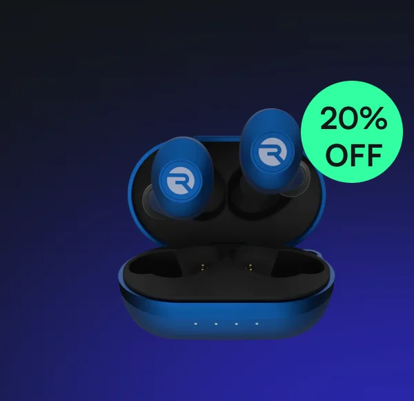 THE FITNESS EARBUDS - COBALT BLUE - 20% OFF