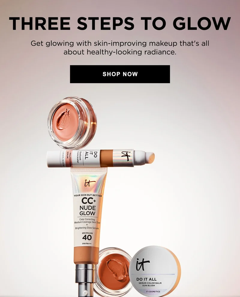 Three steps to glow