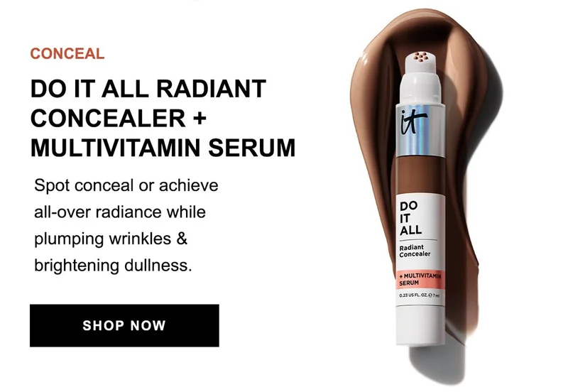 Do it all radiant concealer + Multivitamin serum